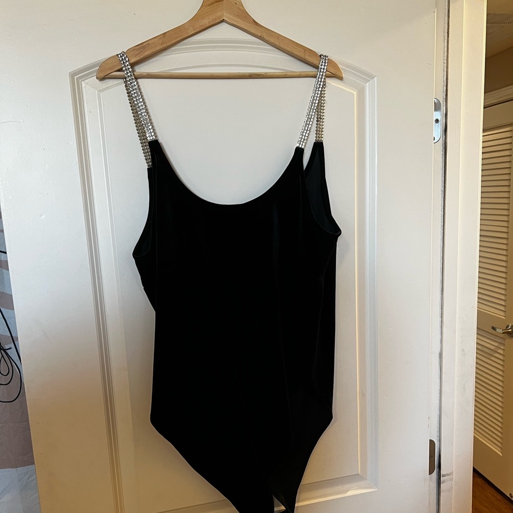 COPY - Black Velvet Bodysuit